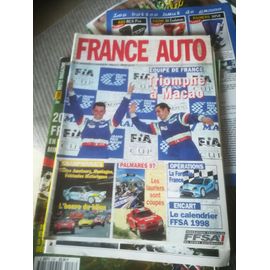 France Auto 9 De 1997 Palmares National,Macao,Bilan