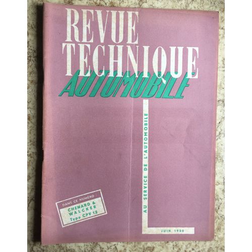 Chenard Et Walcker Type Cpv - Rta 50 - 1950 - Revue Technique Automobile