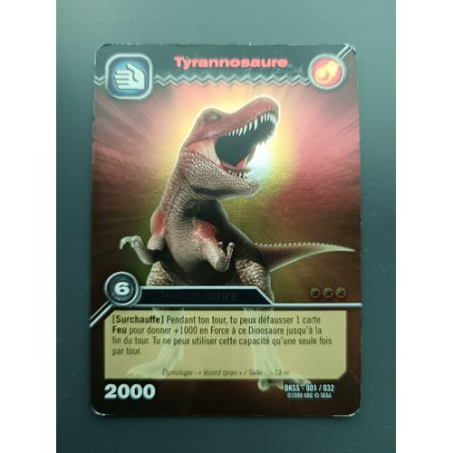 Dinosaur King Tcg - Tyrannosaure Dkss 001/032 - Français