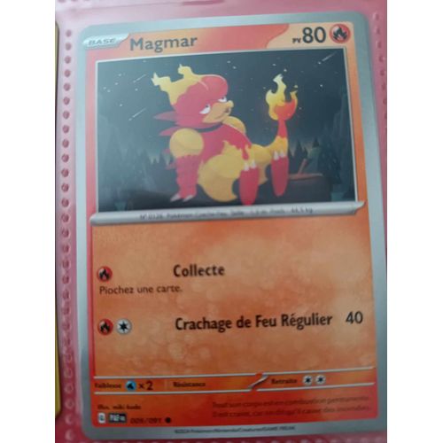 Commune - Pokemon - Destinées De Paldea - Magmar 9/91