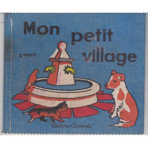 Mon Petit Village , Livre En Tissu