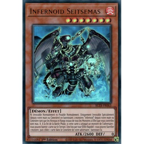 Yu Gi Oh Bltr Fr063 Infernoid Seitsemas Ultra Rare