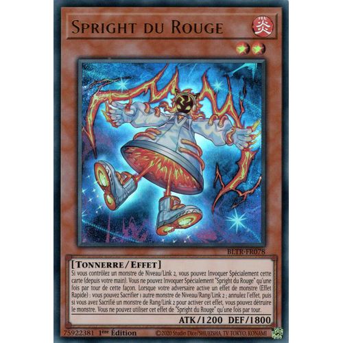 Yu Gi Oh Bltr Fr078 Spright Du Rouge Ultra Rare