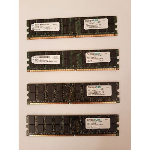 Barrettes Mémoires CompuRAM 4x4Gb CRK8192D2/SM75402-S003155