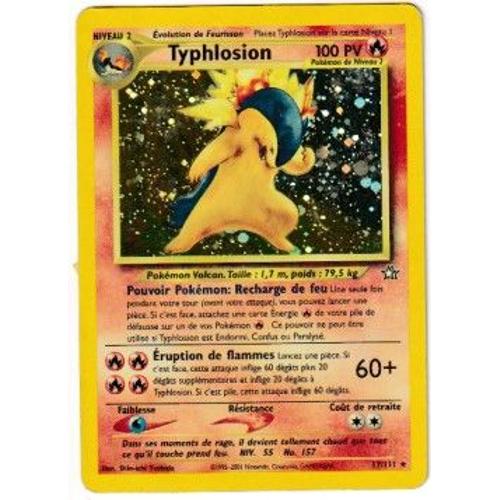 Carte Pokémon - Neo Genesis - Typhlosion - 100 Pv - 17/111