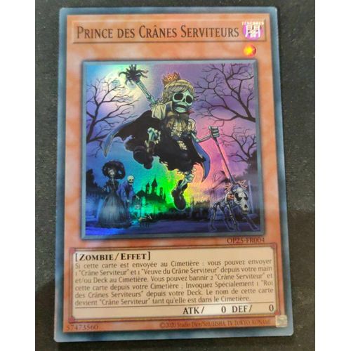 Yu Gi Oh Op25 Fr004 Prince Des Cranes Serviteurs Super Rare