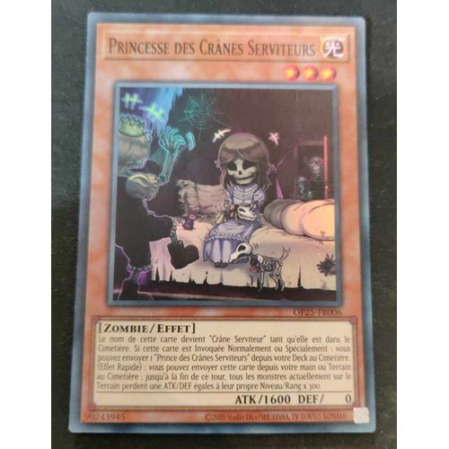 Yu Gi Oh Op25 Fr006 Princesse Des Cranes Serviteurs Super Rare