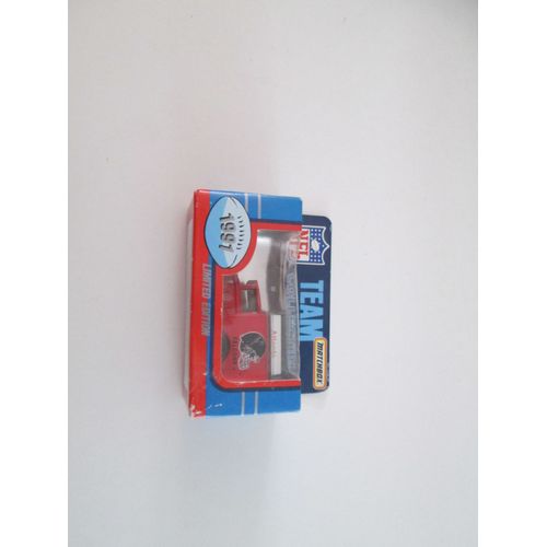 Voiturette Matchbox " Camion De Lait " Des Atlanta Falcons 1991 " N F L "