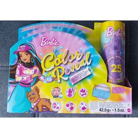 Barbie Color Reveal Coffret Poupée Avec 25 Éléments Surprises