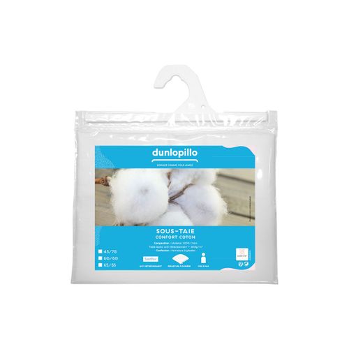 Dunlopillo | Sous Taie Confort Coton - 45 X 70 Cm