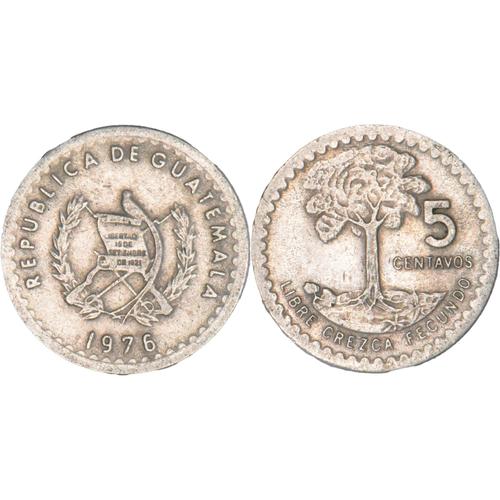 Guatemala - 1976 - 5 Centavos - K211