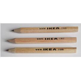 Lot De 3 Petits Crayons À Papier - Marqués Ikea - Longueur 8cm