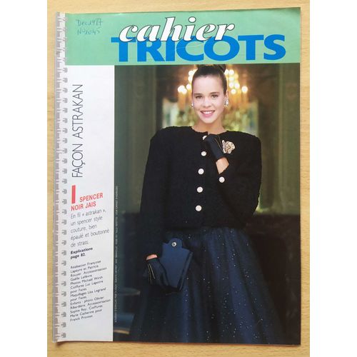 Cahier Tricot Modes & Travaux N°1045 De Décembre 1987