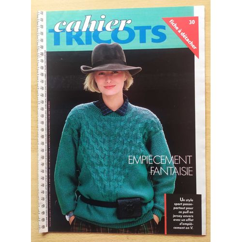 Cahier Tricot Modes & Travaux N°1041 D'août 1987