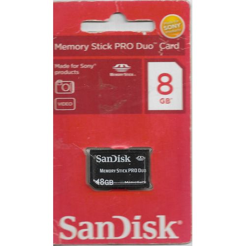 SanDisk - Carte mémoire flash - 8 Go - MS PRO DUO
