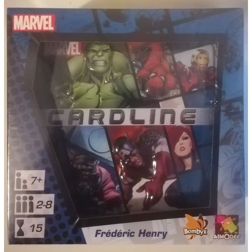 Marvel - Cardline - Jeu De Stratégie Et De Connaissance - A Partir De 7 Ans