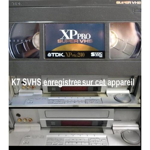 K7 Video Tdk Xp Pro S-Vhs 240 Super Qualité