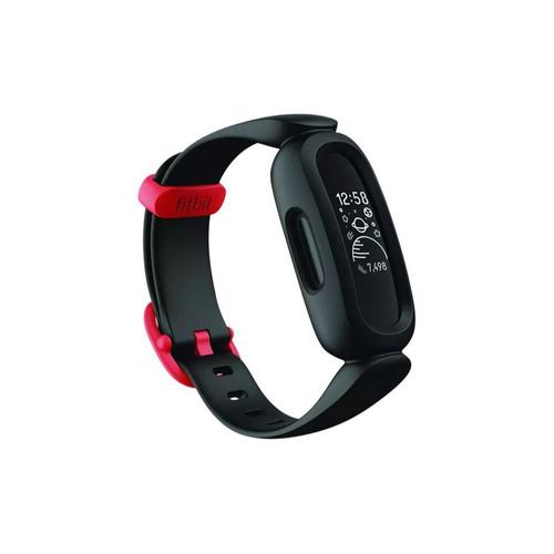Bracelet Connecté Fitbit Ace 3 Bracelet Sport Noir Et Rouge