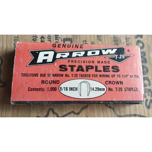 Agrafes Arrow T25  Staples
