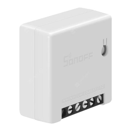 Micromodule ON/OFF WiFi version 2 avec entrées interrupteurs format Mini - Sonoff