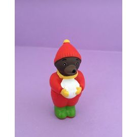 Figurine Petit Ours Brun Avec Une Boule De Neige (Bayard Sa 2011)