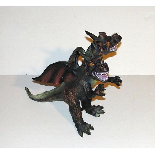 Figurine Dragon Twin Head Toy Major Dragon A Deux Têtes 27 Cm
