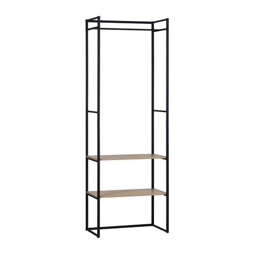 Portant Vêtements Bois Et Métal L70 X H200 Cm