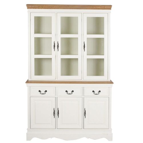 Vaisselier 3 Portes Crème