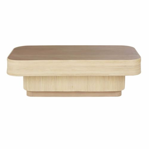 Table Basse En Bois De Mahogany Et Calamus L135