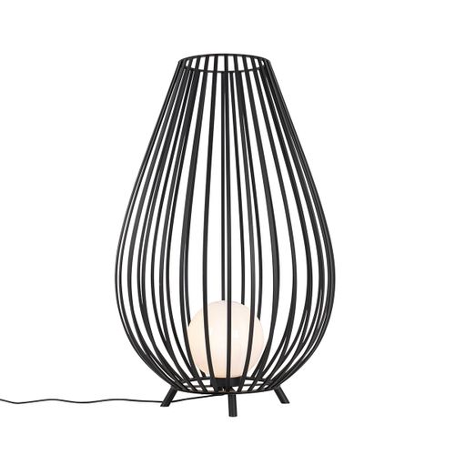Lampadaire En Acier Noir