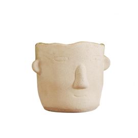 Cache-Pot D'intérieur En Céramique Beige