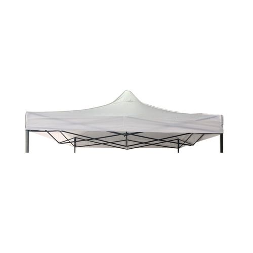 Housse De Remplacement Pour Gazebo 3x3 En Polyester Blanc