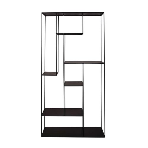 Etagère 6 Niveaux 180 Cm En Métal Noir - Charlton