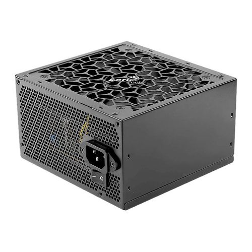 AeroCool AERO White 500W - Alimentation électrique (interne) - ATX12V 2.4 - 80 PLUS - CA 200-240 V - 500 Watt - PFC active - noir mat