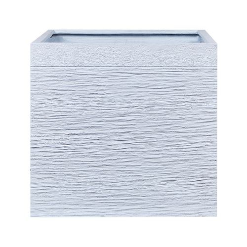 Pot De Fleurs Blanc 50 Cm Paros