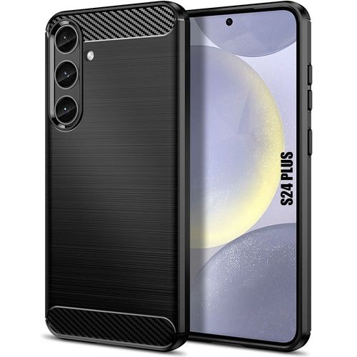 Coque Silicone Pour Samsung Galaxy S24 Plus (S24+) Noir Anti-Rayures Antichoc Souple - E.F.Connection