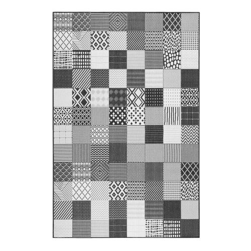 Tapis Exterieur Tissé Plat Motif Vintage 133x200