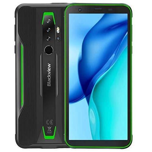 Blackview Smartphone Incassable Blackview BV6300 Pro Android 10, 11,6 mm Corps Mince, Helio P70 6 Go + 128 Go, Quadruple Caméra 16MP HDR, Charge sans