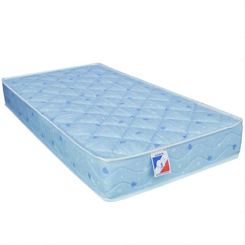 Matelas Bébé 100% Coton Mousse Bleu 70x140