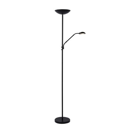 Lampadaire Led Avec Liseuse Métal Noir H180cm