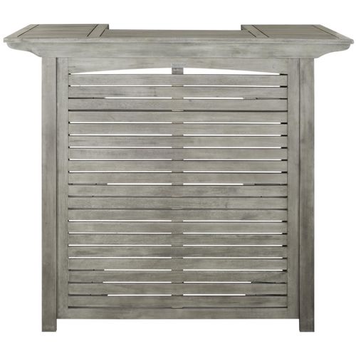 Table De Bar En Bois D'acacia Gris