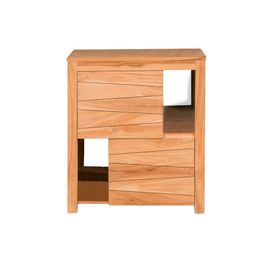 Meuble Sous Vasque De Salle De Bain En Teck L70cm