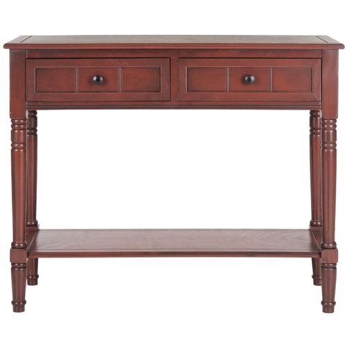 Consoles Bois De Pin En Rouge, 35 X 90 X 75 Cm