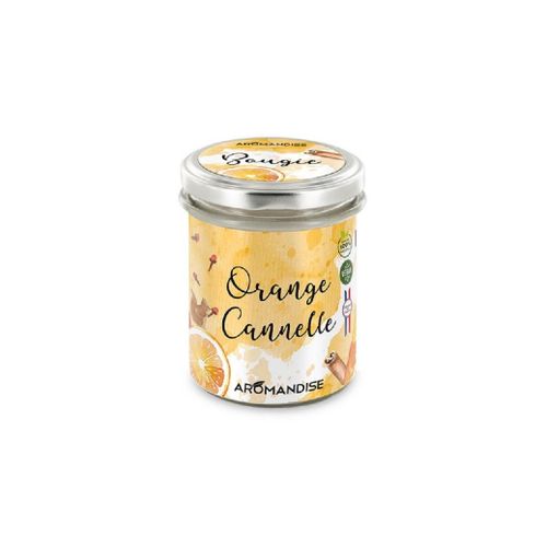 Bougie d'ambiance orange cannelle