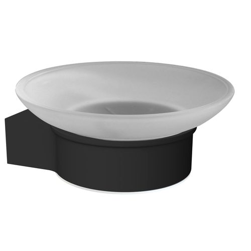 Porte-savon mural noir Allibert Loft Game