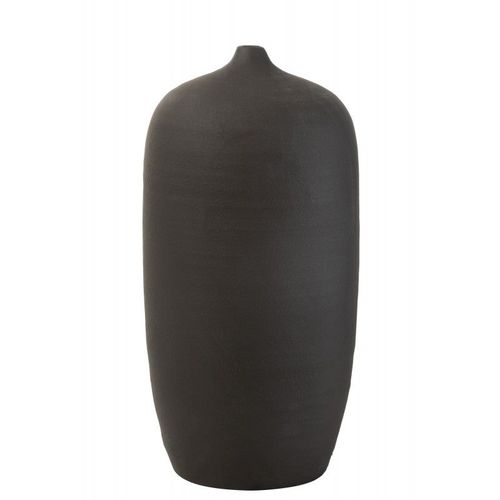 Cruche haute ciment noir H59cm