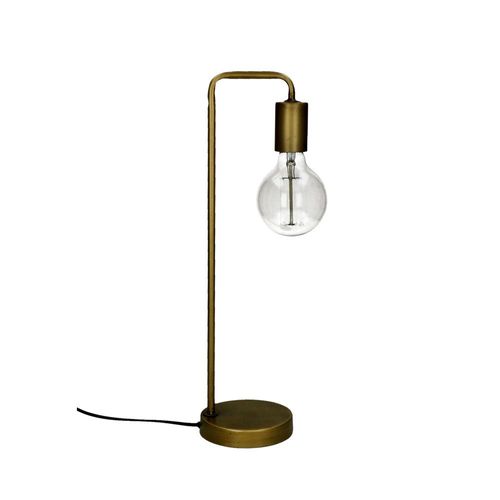 Lampe À Poser En Métal - Laiton