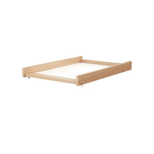 Plan À Langer Amovible Pour Lit Bébé En Bois Hêtre Verni 60 X 120 Cm