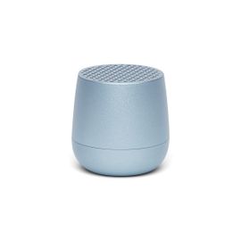 Enceinte bluetooth rechargeable en aluminium bleu ciel