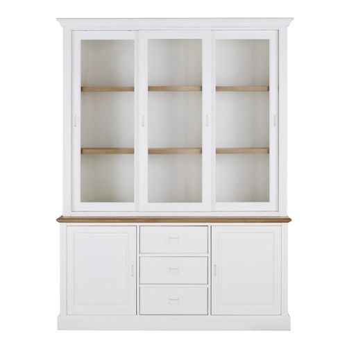 Vaisselier 3 Portes Blanc